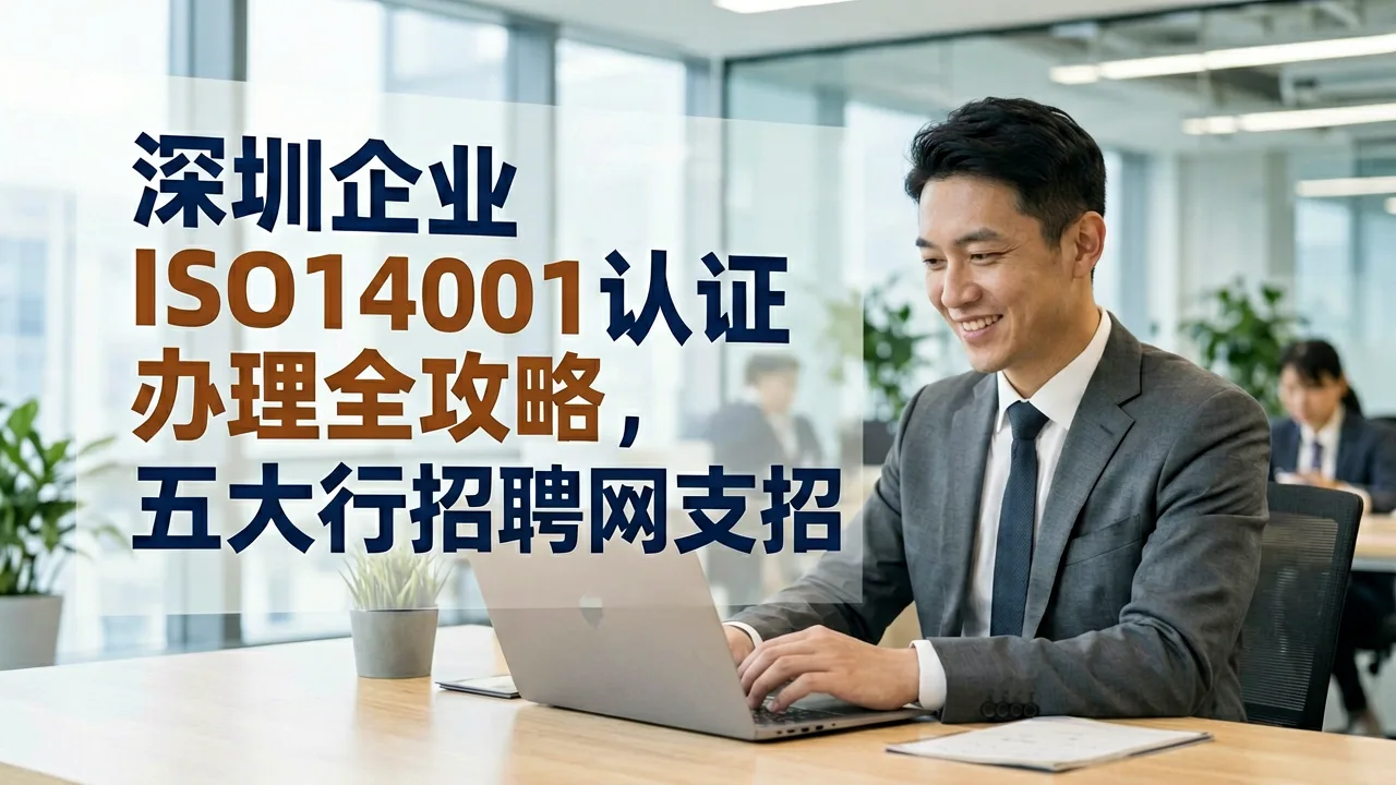 深圳企业ISO14001认证办理全攻略，五大行招聘网支招